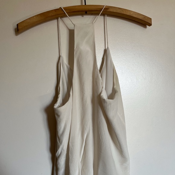 Club Monaco White Silk V Neck Camisole - Picture 8 of 9